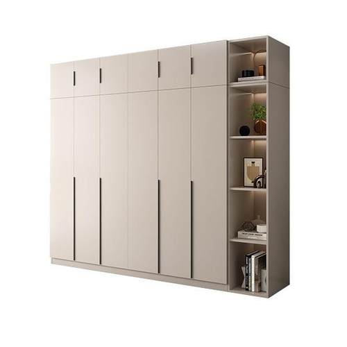 衣柜定制实木生态板加顶柜容量大经济型小户型定做加工橱柜衣帽间