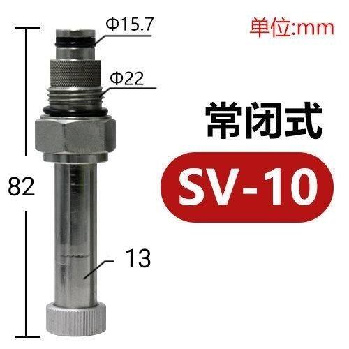 SV6-10W-24/25双向常闭常开型,螺纹插装电磁阀SV6-10W-2NCSP/NOSP
