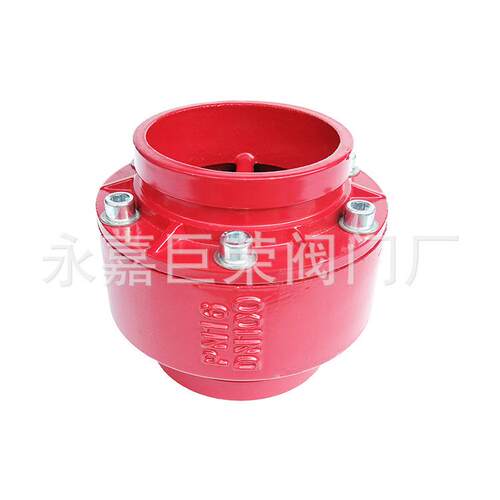 立式单向阀HC81X-16Q沟槽消声止回阀卡箍连接南高销售