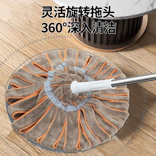 自拧水拖把家用大号免手洗懒人旋转墩布桶擦瓷砖木地板地拖布吸水