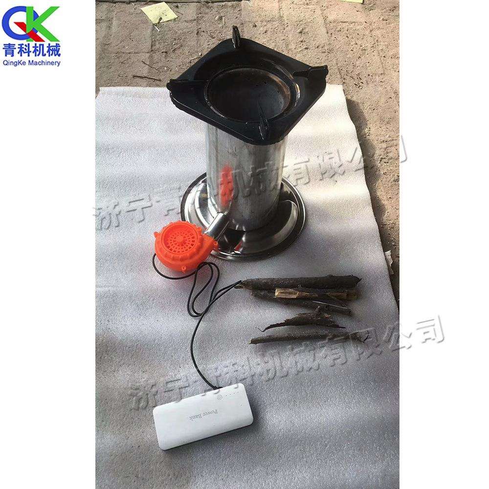 云贵山区烧水气化炉带鼓风农村家用柴火炉冬季取暖做饭便携炉