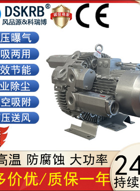 DSKRB气环式真空泵KRB-810 380V 5.5-7.5KW真空吸附气环鼓风机