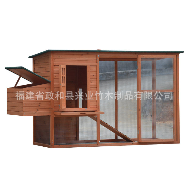 木质鸡笼防雨防晒户外宠物笼木制小型鸡舍家用室外鸡笼