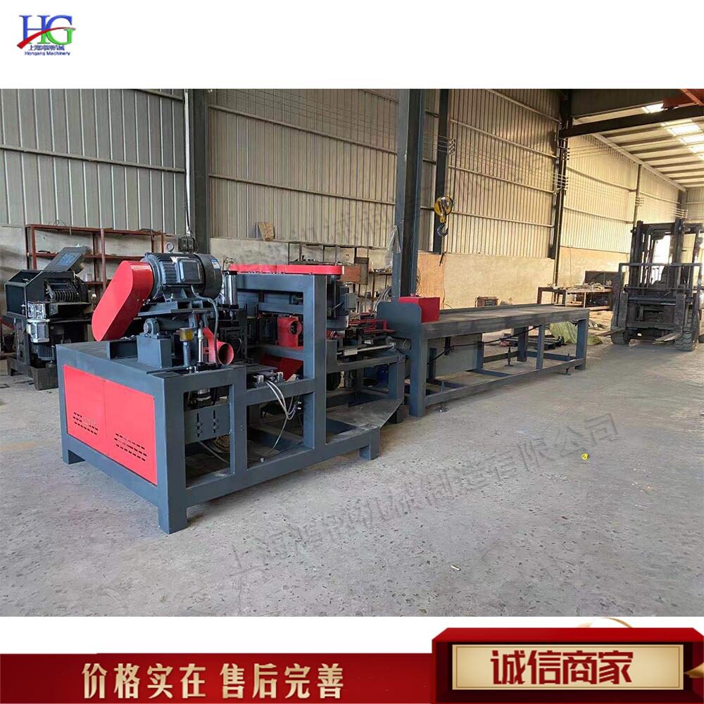 台式模版托盘打钉机 全自动数控脚墩机 多层板废模板切割一体机