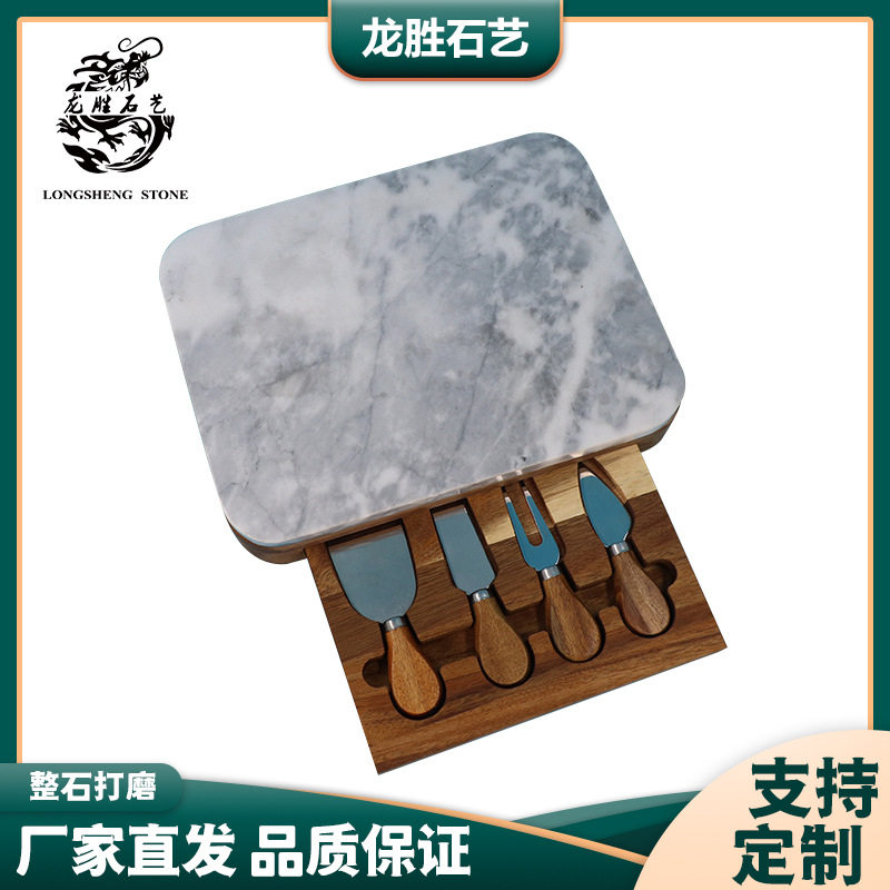 批发现代简约大理石砧板厨房别墅民宿配饰菜板案板披萨板蛋糕刮板