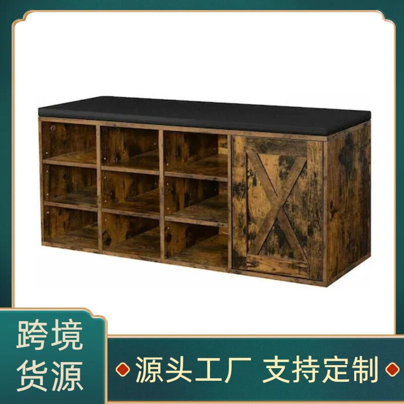 亚马逊新款板式家具欧美跨境玄关收纳柜子工厂批发鞋柜