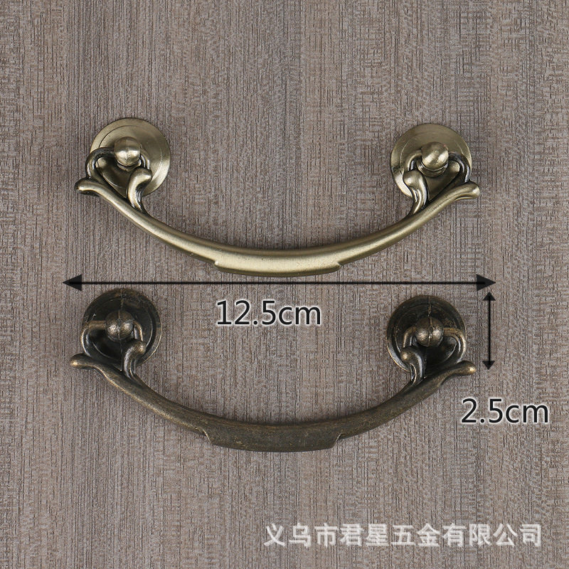 锌合金欧式红桃木抽屉拉手