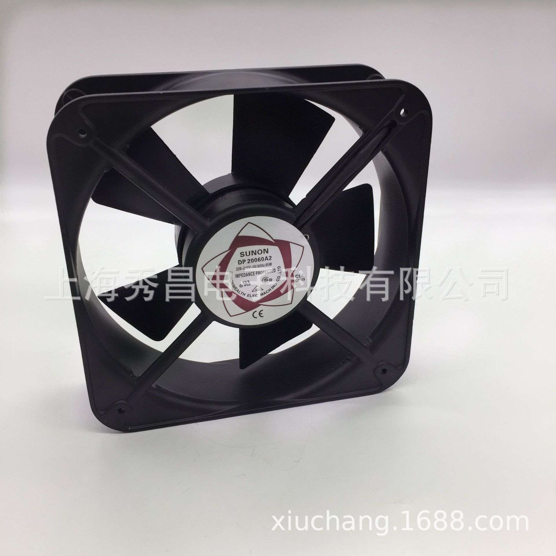 建准散热风扇DP20060A2 220V 65W 50/60HZ 20060方形轴流风机现货