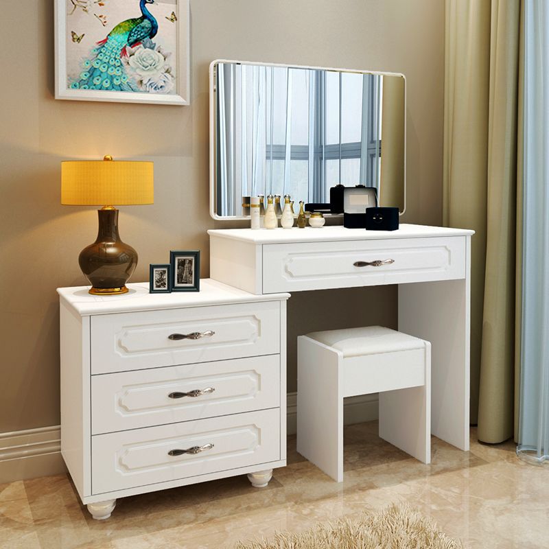 梳妆台卧室小户型迷你简约现代化妆桌多功能经济型可伸缩化妆台