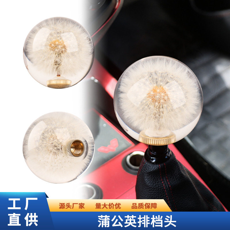 通用蒲公英亚克力水晶排挡头