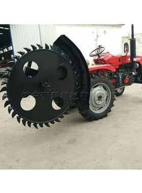 地下管道挖沟机 农田拖拉机牵引回旋开沟机 水沟下水道灌溉开渠机