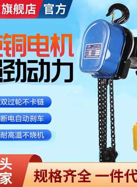 环链电动葫芦380v1吨2t3T5吨10吨家用电动葫芦220v倒链提升机起重