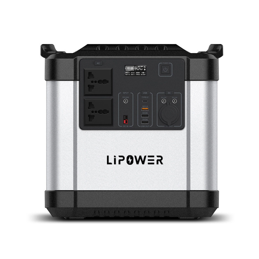 2000W 便携储能箱 太阳能发电机系统夜市电源户外应急电源