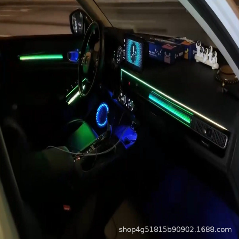 适用于11代思域/型格氛围灯光影款星空款飘带款车内车载氛围灯