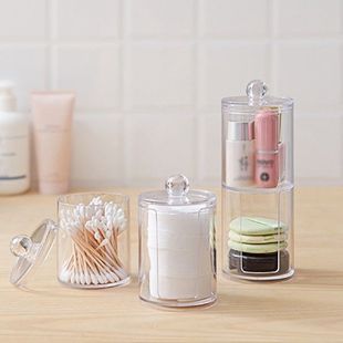 For Pad Makeup Box Cotton Storage 推荐 Bathroom Cot Organizer