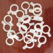 风圈伸缩杆晾衣杆专属配件防风扣防风圈白色钩