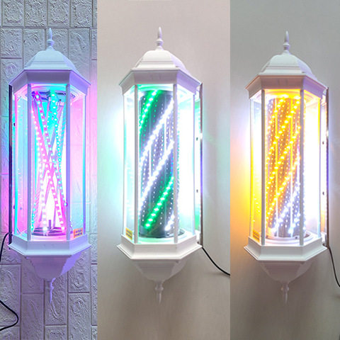 理发店LED旋转户外防水转灯