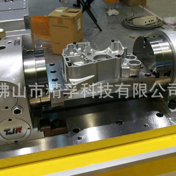 潭佳HR-320R油刹第四轴油刹分度盘油压转台油压锁紧第四轴转台