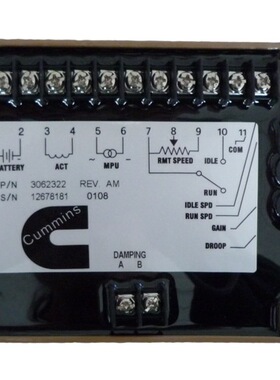 重康柴油发电机组电子调速板3062322 调速器 电调板 转速控制器