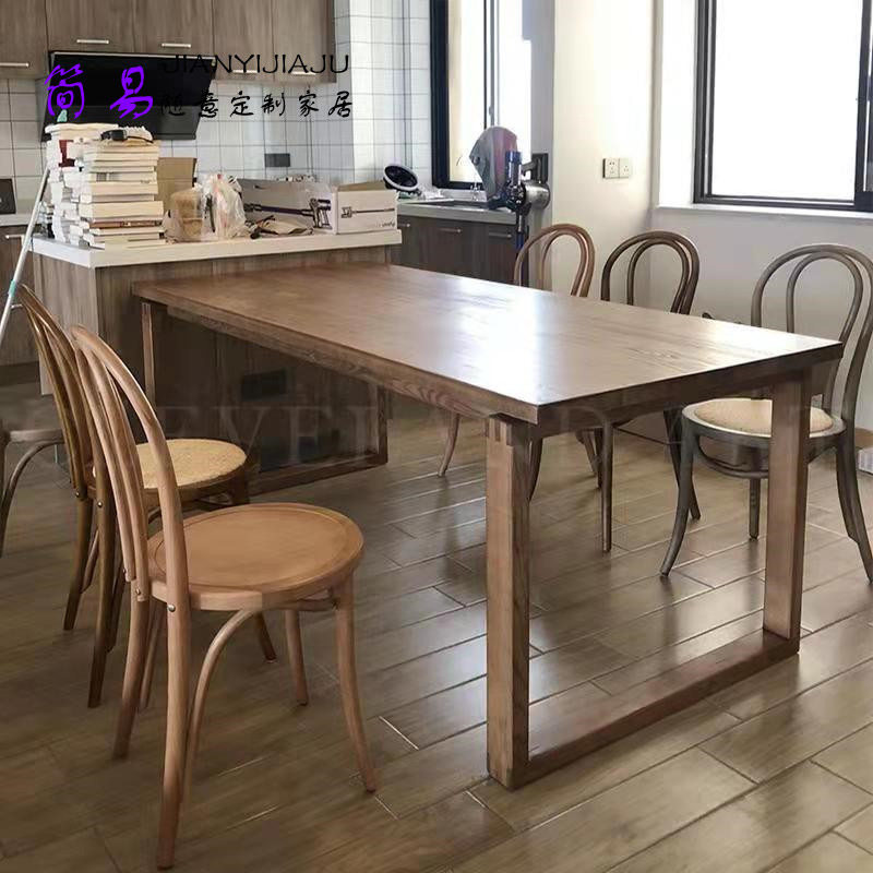 北欧实木餐桌简约白蜡木长桌白蜡木日式大板桌莫比恩桌子家具,电子元器件市场,电线扎带/束线带,淘宝优惠券,粉丝福利购,淘宝优惠卷