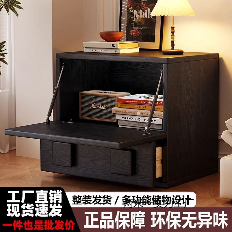 中古风卡门柜斗柜客厅储物柜组合电视柜中古风实木床头柜
