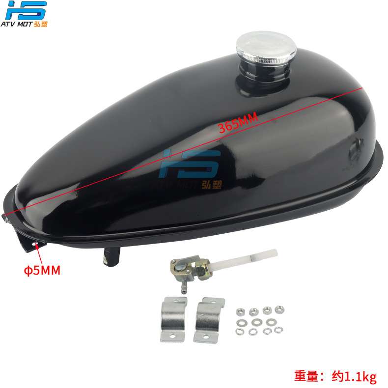 摩托车配件49CC 60CC 80CC自行车汽油机4L升铁油箱燃油箱油壶瓶