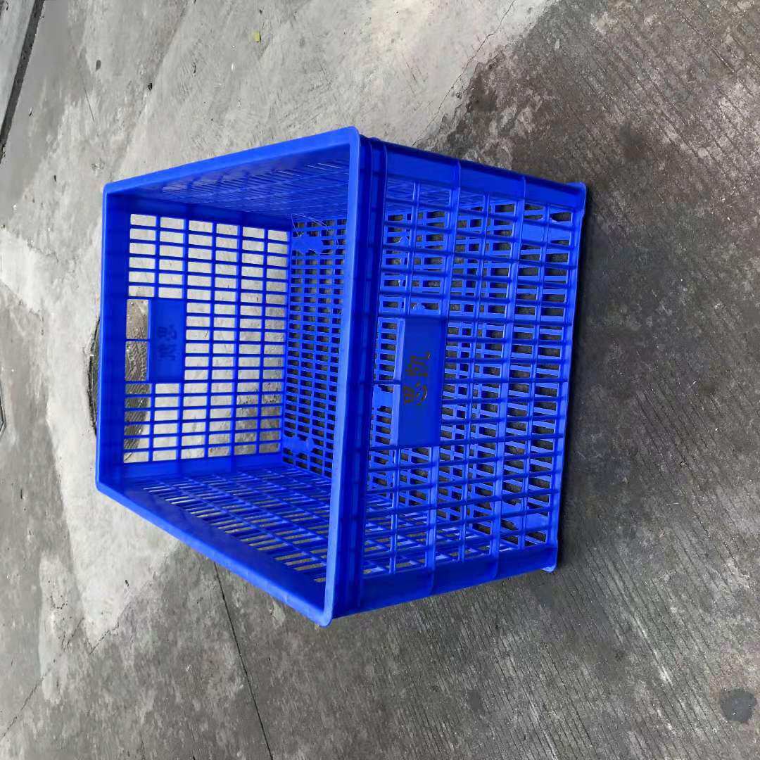 厂家直销1040*745*530塑胶筐塑料蔬菜筐长方形蓝色水果筐胶框