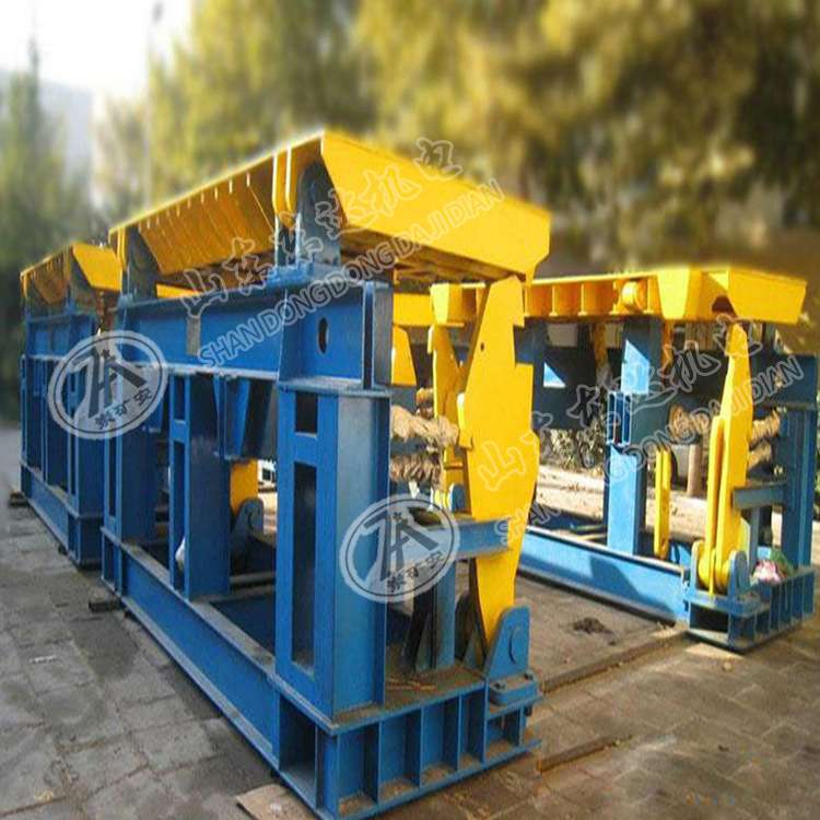 煤矿副井操车锁罐摇台 抗冲击600轨距矿用锁罐摇台