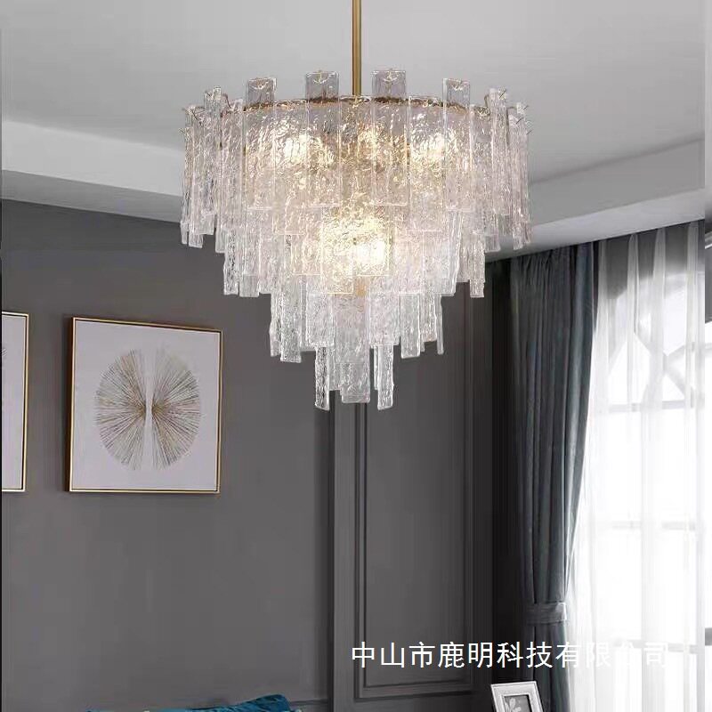 法式轻奢穆拉诺吊灯现代高级感酒店餐厅客厅灯奢华别墅大厅主灯饰