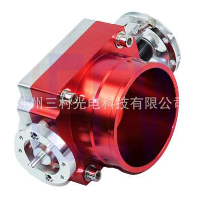 80mm铝合金进气歧管3.15inch节气门红色