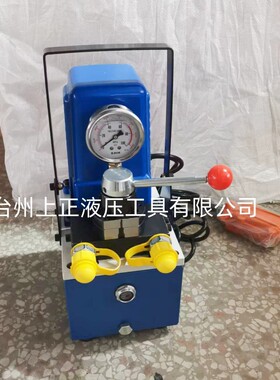 博鑫小型液压电动泵 双油路超高压手动阀控制70mpa （手按开关）
