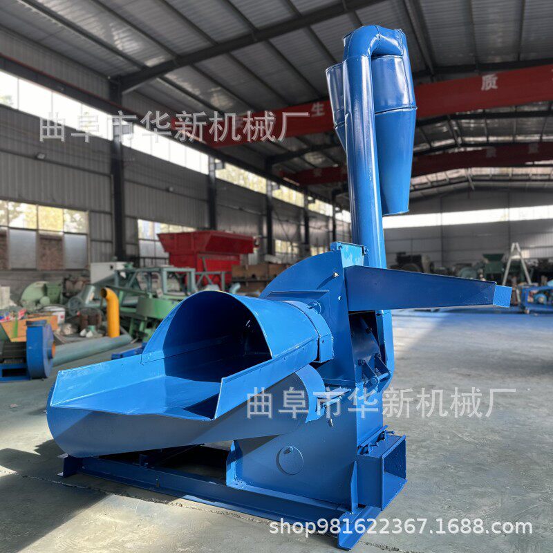 多功能铡草揉丝机 锤片式双口揉丝粉碎机 家用小型蘑菇渣粉碎机