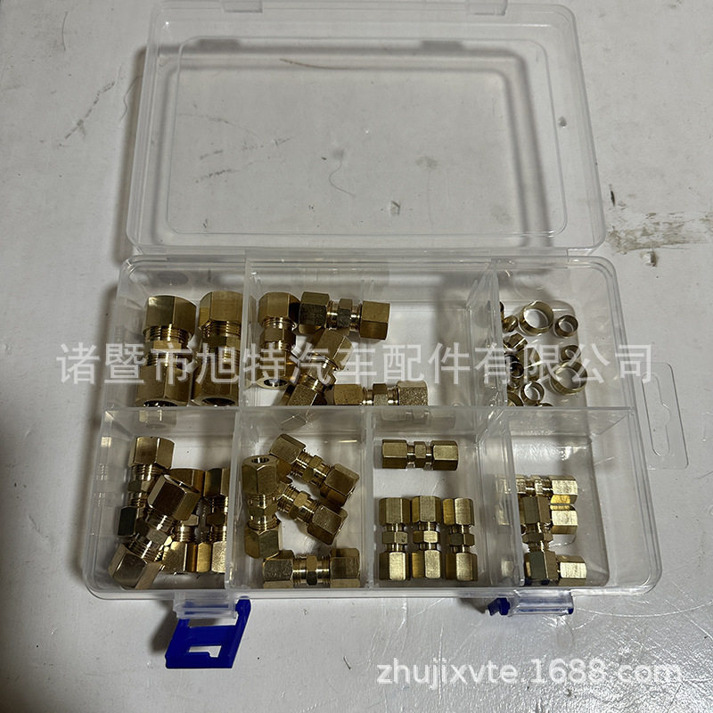 尼龙铁管黄铜连接器6种规格