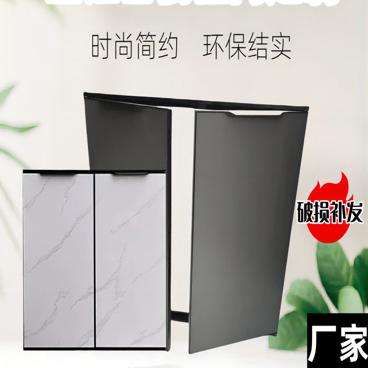 带框全铝合金橱柜门定 做自装竹炭板灶台柜门厨房厨柜门定 制默认