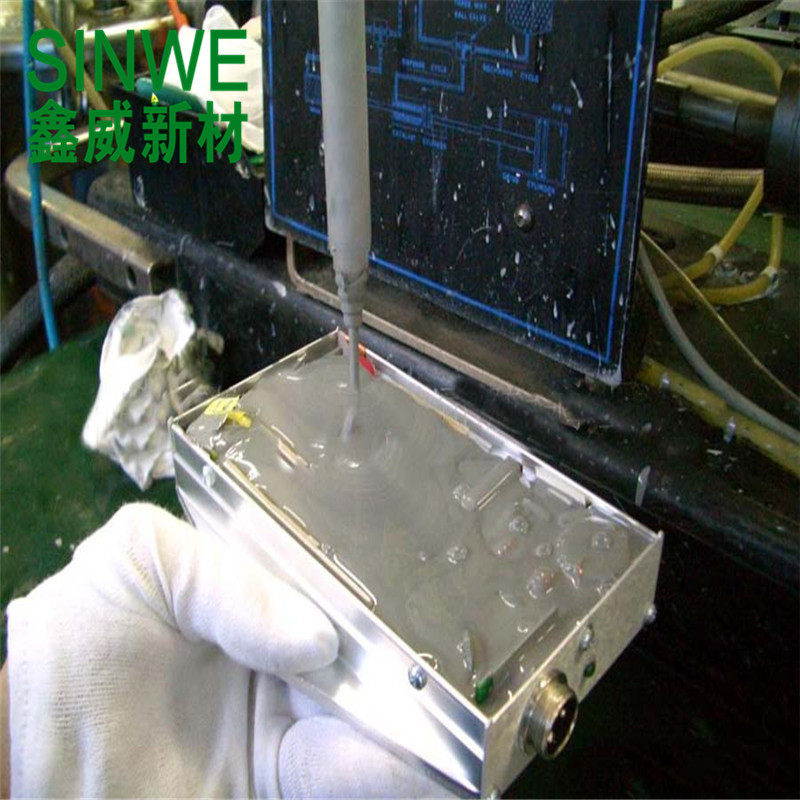 高导热灌封胶防水绝缘阻燃散热硅胶粉色SC-320防火散热电子密封胶