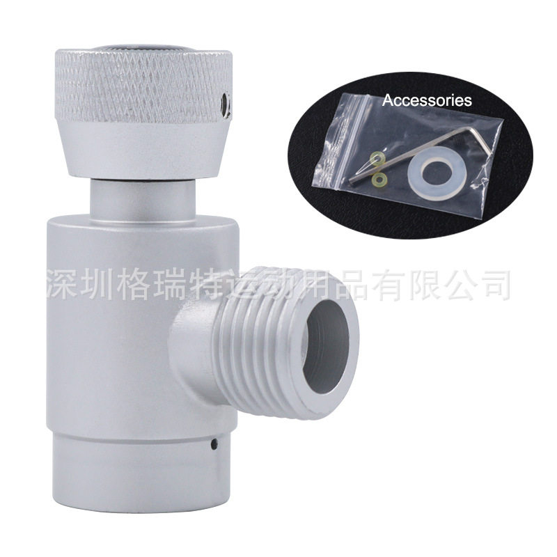 升级一体式苏打充气接头TR21*4