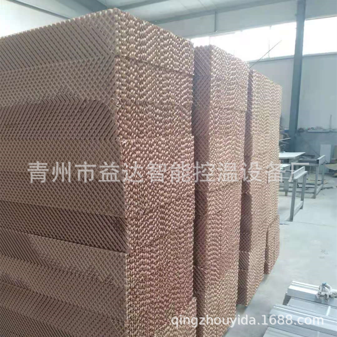 水帘墙流水降温系统铝合金定制工厂养殖场水帘纸大棚循环湿帘纸