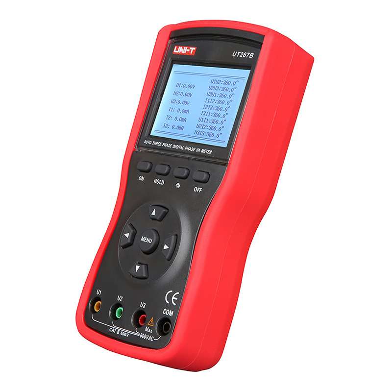 优利德工业品UT265B/UT267B智能型双钳/三钳数字伏安表相位表