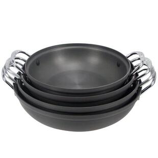 韩式商用硬质铝海鲜汤锅通用款年糕排骨汤锅火锅部队锅土豆锅户外