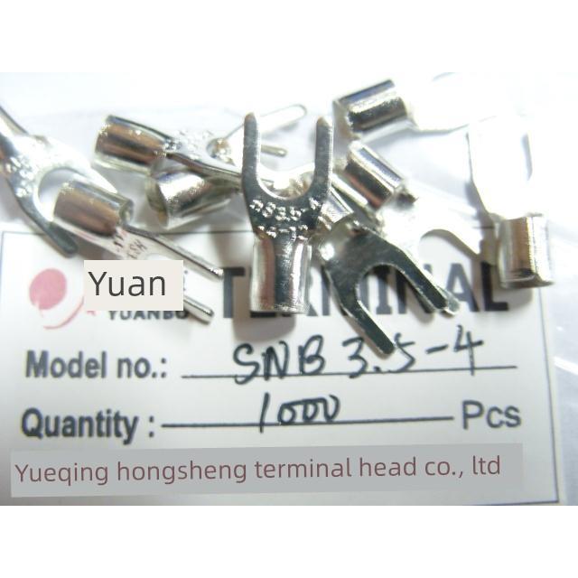 SNB3.5-4/叉形裸端子/接线端子/镀锡端头/500祇/包