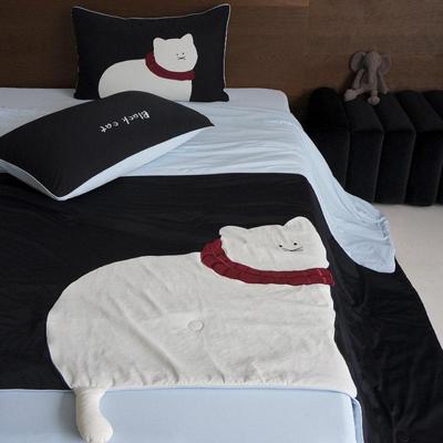 小凉皮冷感夏凉空调被卡通冰丝凉感夏季超柔裸睡薄款盖被子可机洗