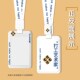 卡套带伸缩扣挂绳工号牌硬工牌工号防丢公交学生饭卡保护套门禁公