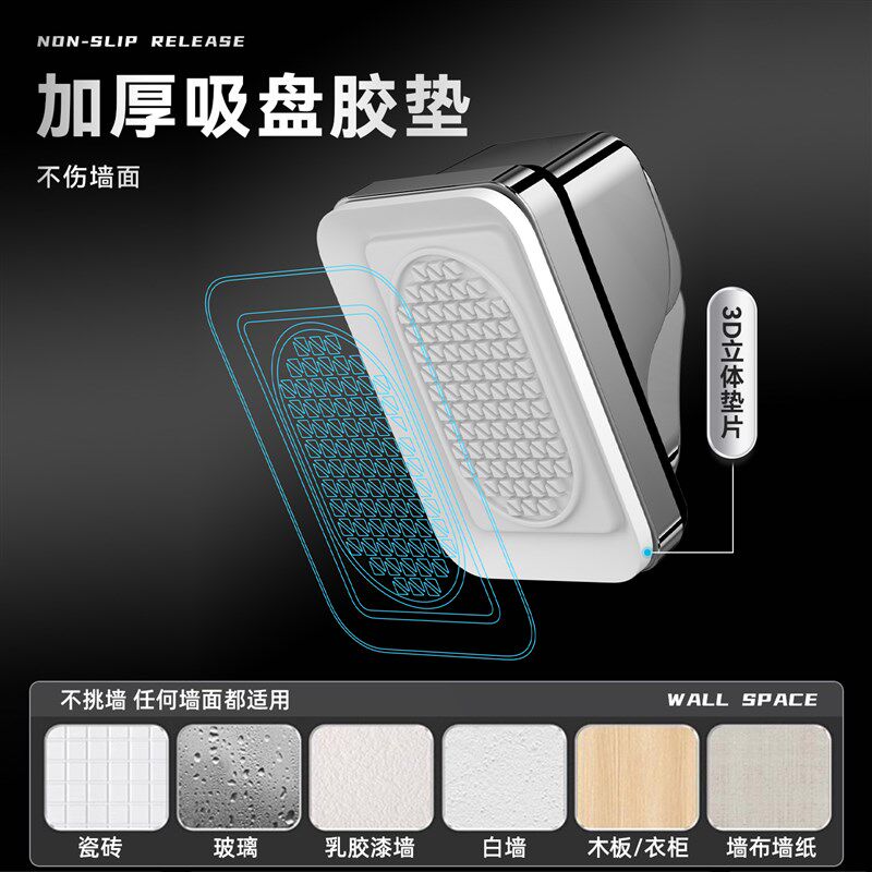 晾衣杆伸缩免打孔阳台墙上固定式晾衣架卫生间撑杆室内家用挂衣杆