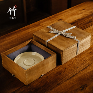 精选盘子瓷盘包装盒茶饼壶承砚台相框丝巾奖牌礼盒空盒木盒正方形
