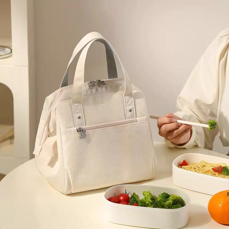 保温饭盒袋加厚上班族通勤便当包新款大容量小学生带午餐专用餐包