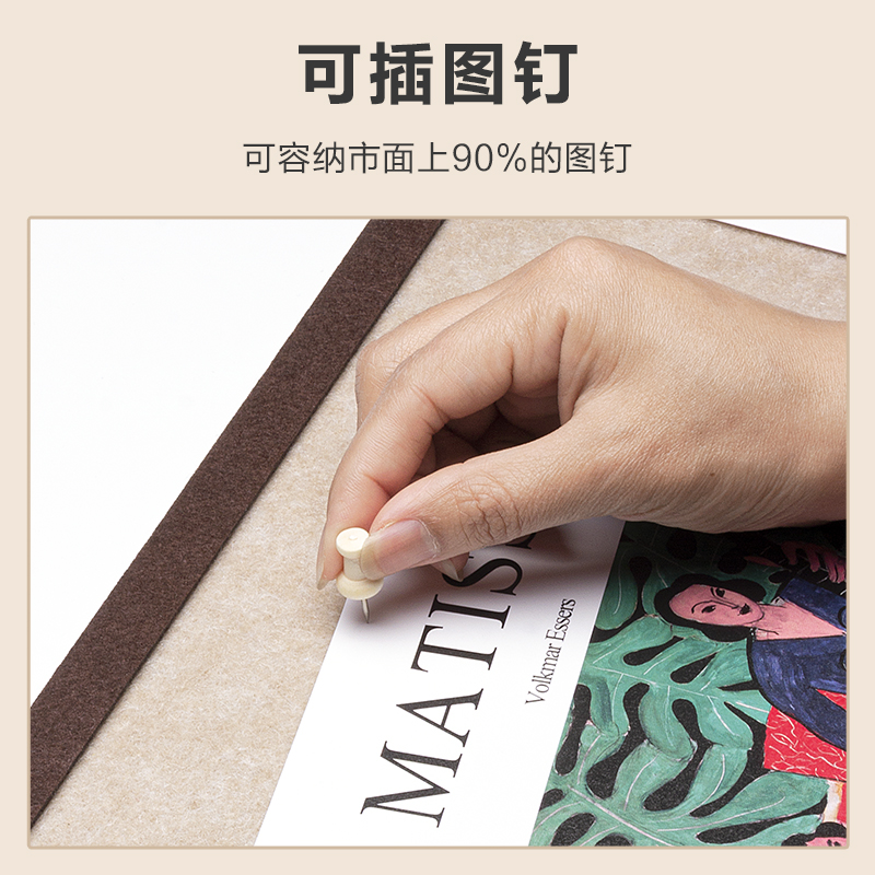 毛毡板墙贴照片墙免打孔留言板软木板挂墙展示板墙板墙面装饰自粘