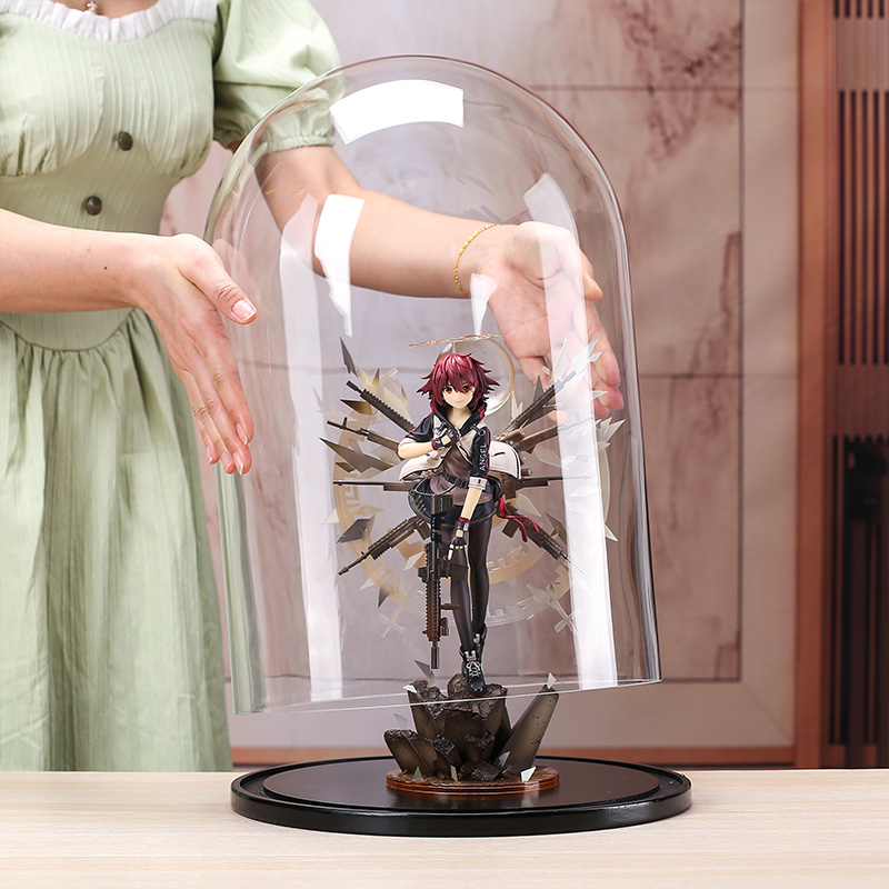 特大号玻璃罩透明圆形盒古玩工艺品珠宝商用展示防尘罩子装饰摆件