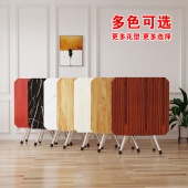 圆形简易折叠餐桌正方形桌实木可吃饭桌大圆桌小户型家用折叠饭桌