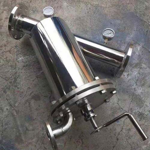 y型电动刷式过滤器碳钢不锈钢管道手摇刷式过滤器刷式过滤器