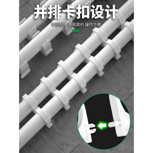 PPR水管固定卡扣管卡4分6分1寸管夹U型管卡带脚扣卡水管配件大全
